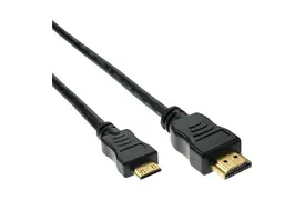InLine HDMI-A auf mini HDMI-C Kabel 1,5 m schwarz