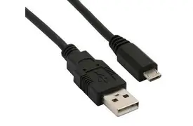 InLine USB A an Micro-USB Kabel 0,5 m schwarz